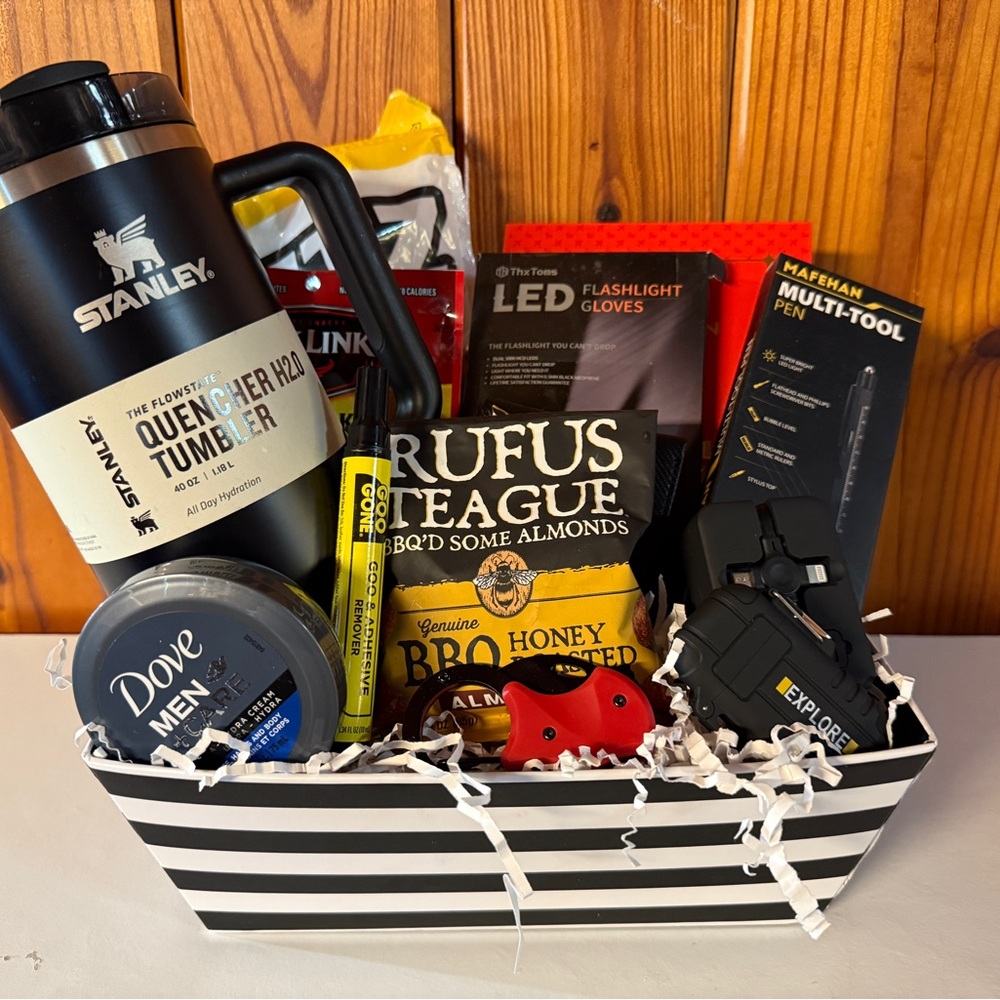 Stanley Black and Silver Tumbler Gift Set